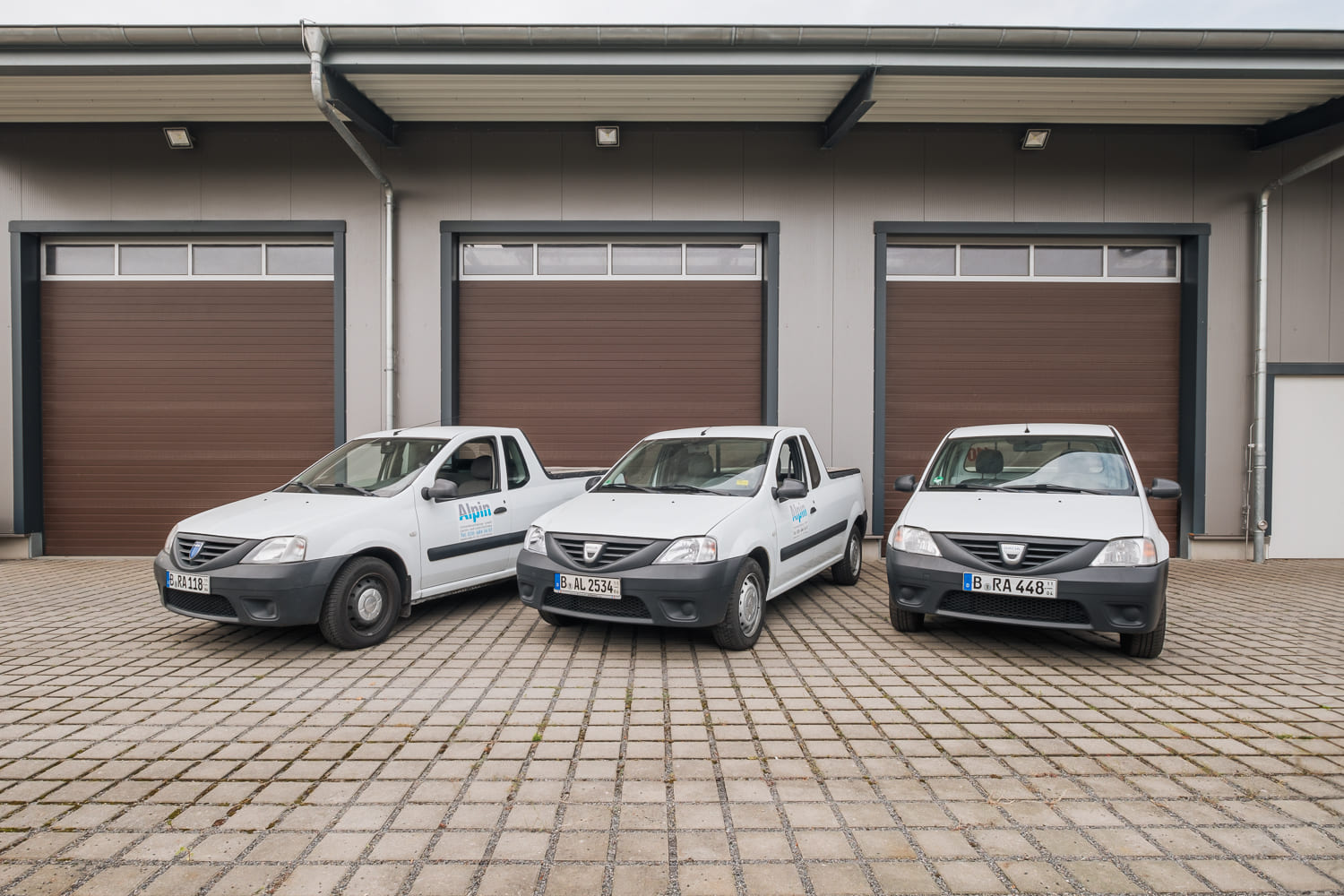 Pickup-Fahrzeug mit Winterdienst-Ausrüstung